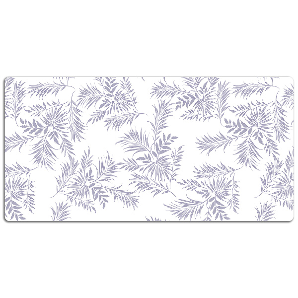 Tapis de bureau Feuilles grises