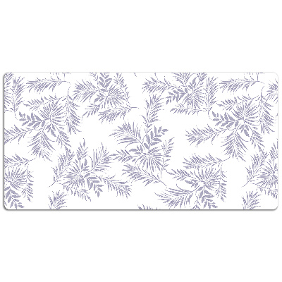 Tapis de bureau Feuilles grises