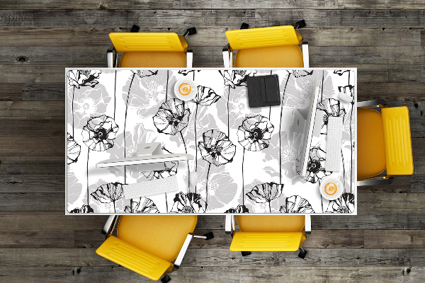 Sous-main bureau Fleurs glamour