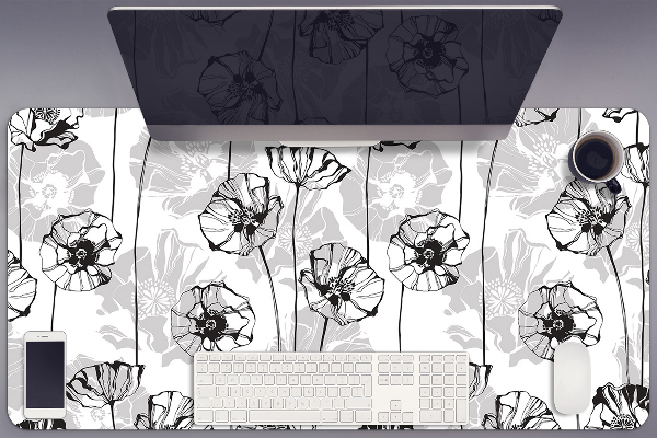Sous-main bureau Fleurs glamour