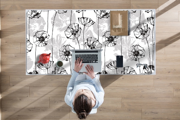 Sous-main bureau Fleurs glamour
