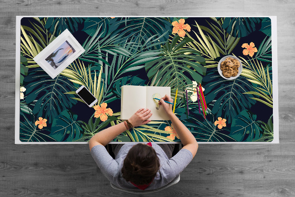 Tapis de bureau Fleurs et feuilles