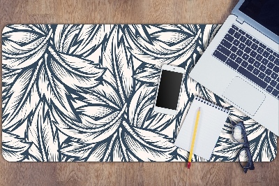 Tapis de bureau Feuilles dessinées