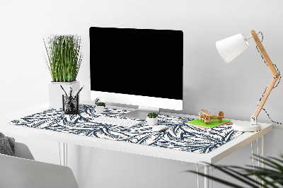 Tapis de bureau Feuilles dessinées