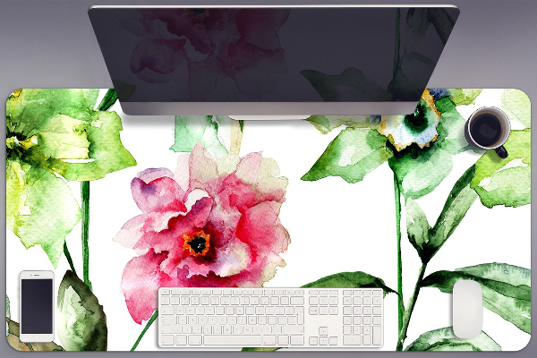 Sous main de bureau Fleurs de printemps