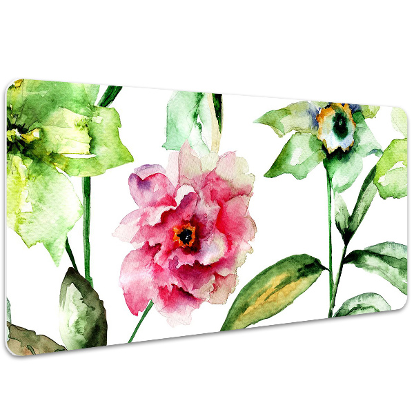 Sous main de bureau Fleurs de printemps