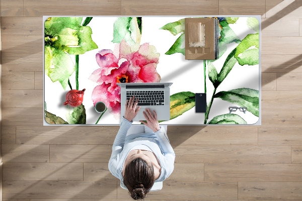 Sous main de bureau Fleurs de printemps