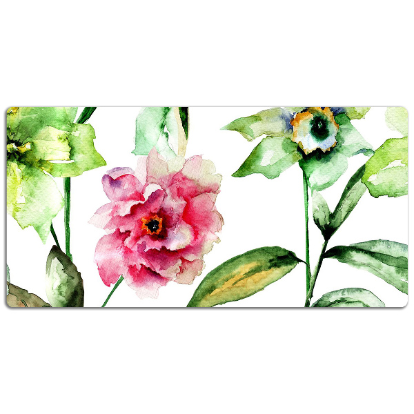 Sous main de bureau Fleurs de printemps