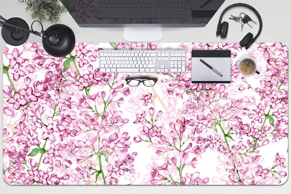 Sous main de bureau Fleurs lilas