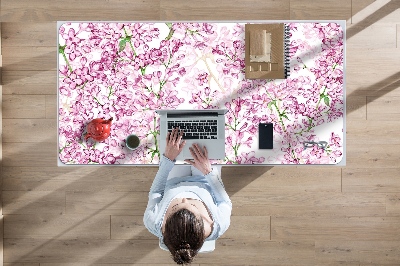 Sous main de bureau Fleurs lilas