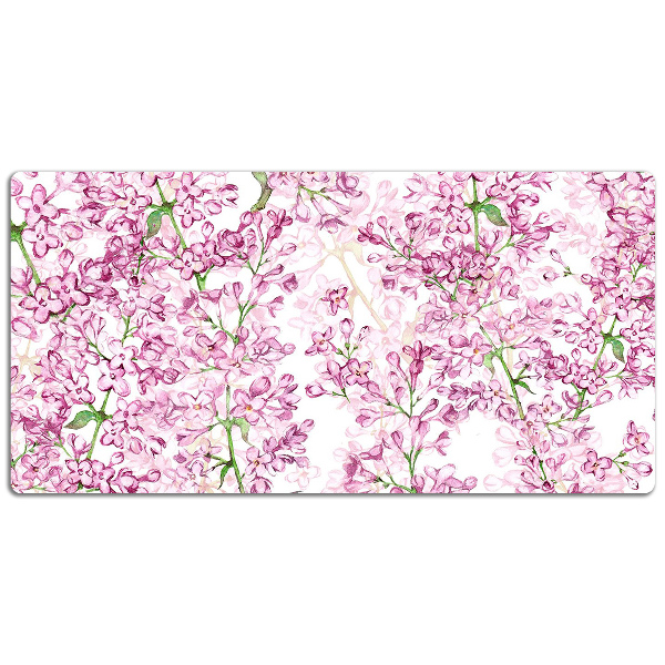 Sous main de bureau Fleurs lilas