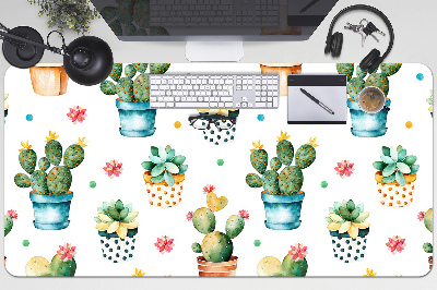 Tapis de bureau Cactus peint