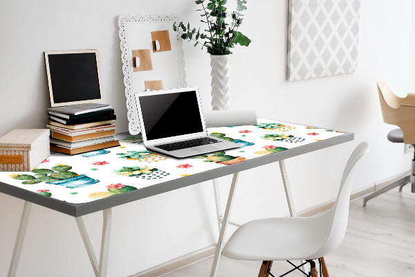 Tapis de bureau Cactus peint