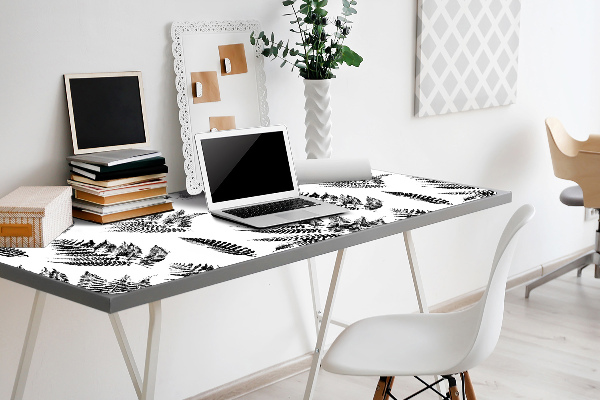 Tapis de bureau Empreintes de fougère