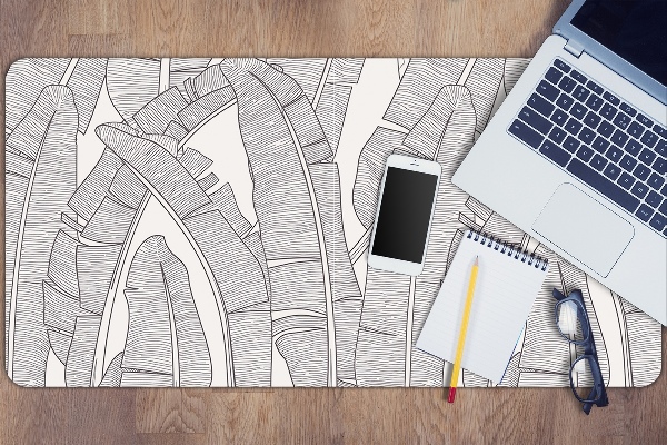 Sous-main bureau Feuilles de banane