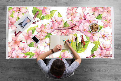 Tapis de bureau fleurs de cerisier