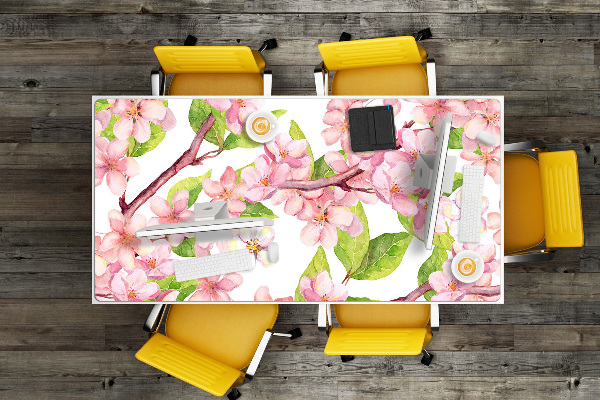 Tapis de bureau fleurs de cerisier