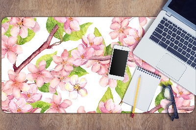 Tapis de bureau fleurs de cerisier