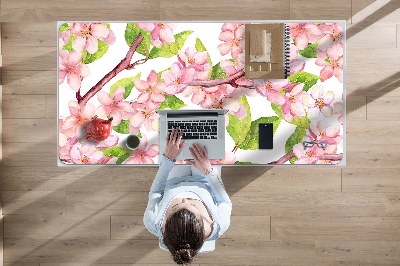 Tapis de bureau fleurs de cerisier