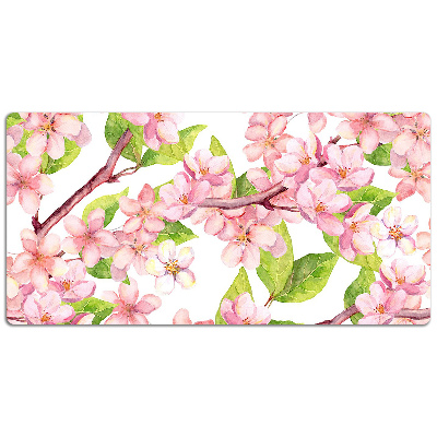 Tapis de bureau fleurs de cerisier