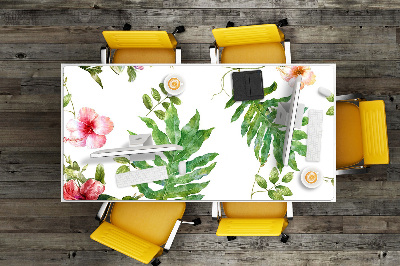 Tapis de bureau Feuilles et fleurs