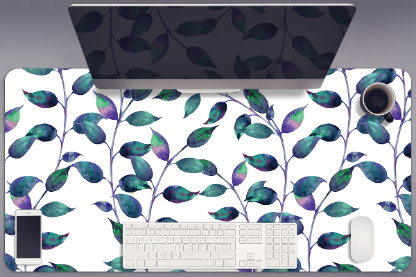 Sous-main bureau Feuilles de conte de fées