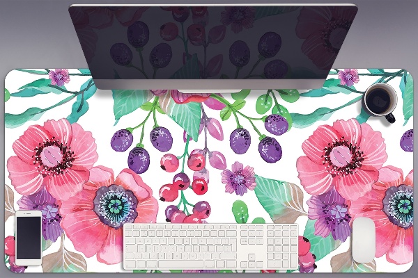 Tapis de bureau Fleurs et baies
