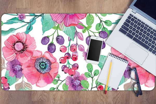 Tapis de bureau Fleurs et baies