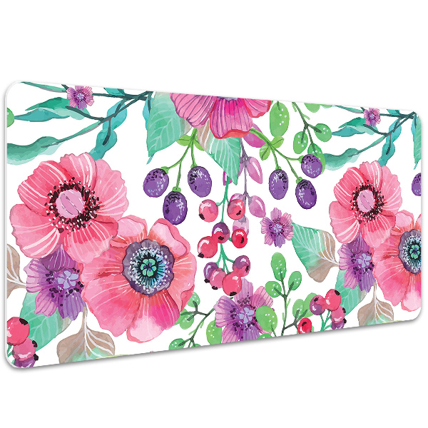 Tapis de bureau Fleurs et baies