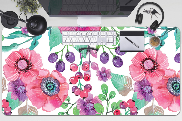 Tapis de bureau Fleurs et baies