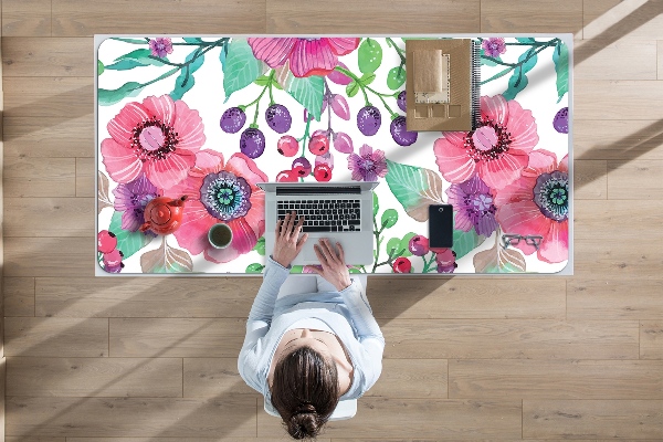 Tapis de bureau Fleurs et baies