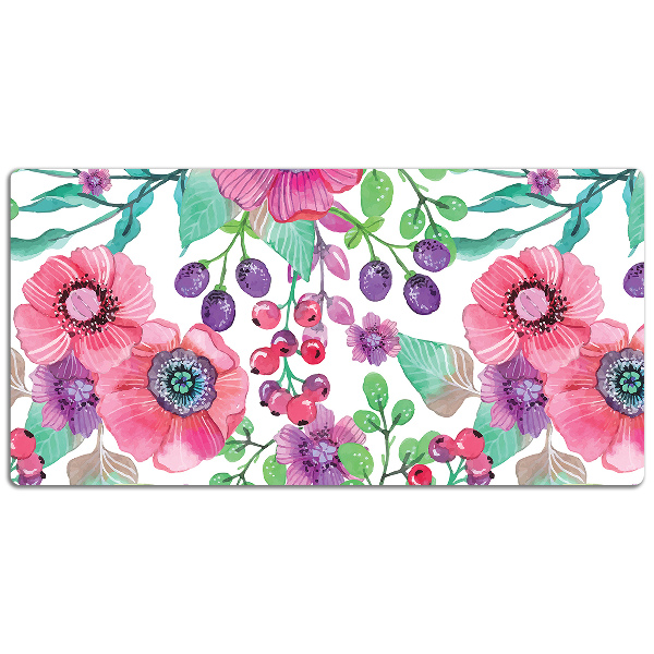 Tapis de bureau Fleurs et baies