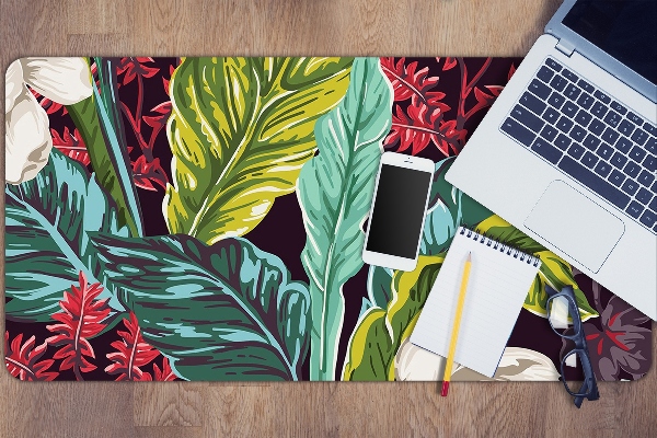 Sous-main bureau Motif floral