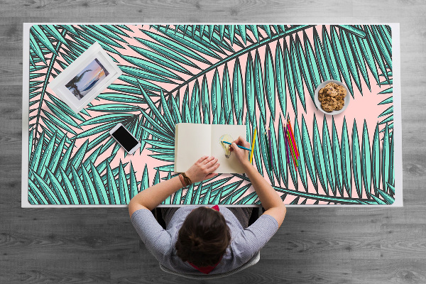 Tapis de bureau Feuille exotique