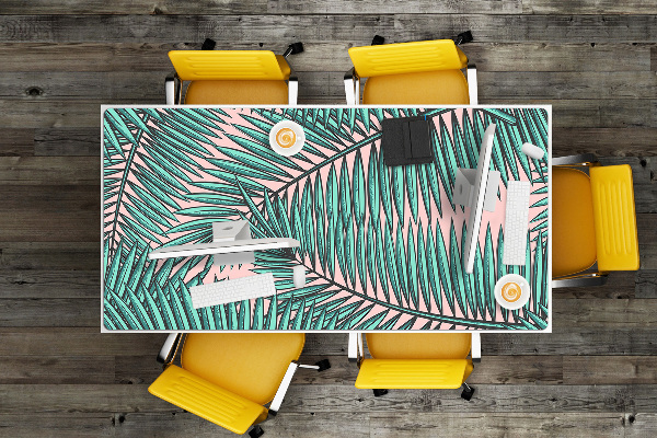 Tapis de bureau Feuille exotique