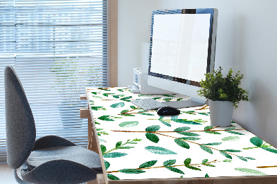 Tapis de bureau Brindilles vertes