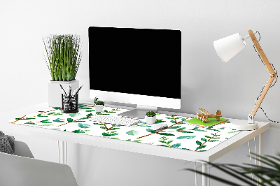 Tapis de bureau Brindilles vertes