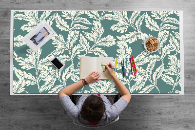 Tapis de bureau Image des feuilles