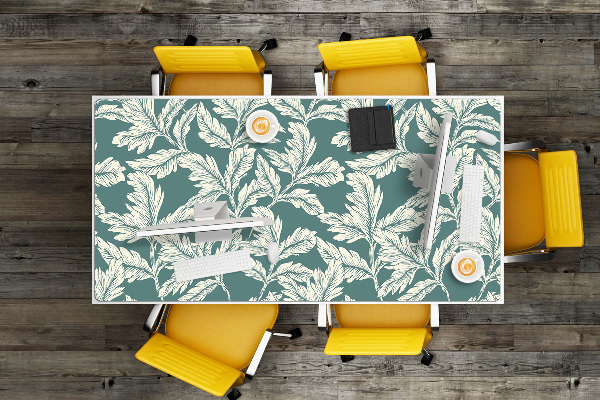 Tapis de bureau Image des feuilles