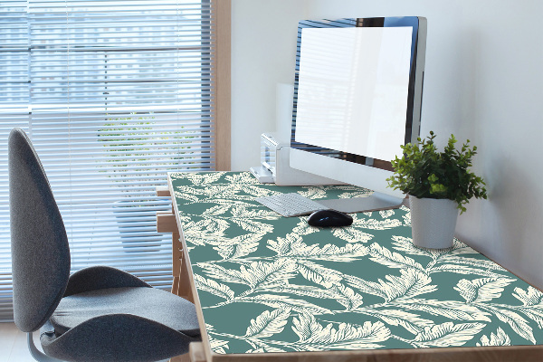 Tapis de bureau Image des feuilles