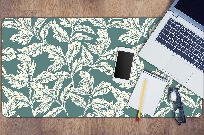 Tapis de bureau Image des feuilles