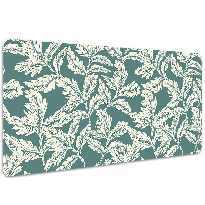 Tapis de bureau Image des feuilles