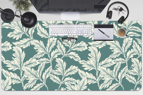 Tapis de bureau Image des feuilles