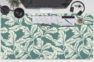 Tapis de bureau Image des feuilles