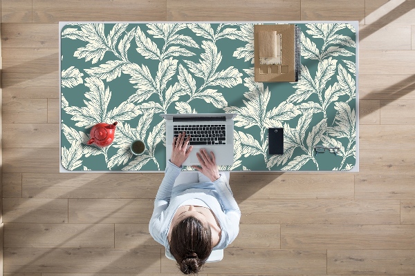 Tapis de bureau Image des feuilles