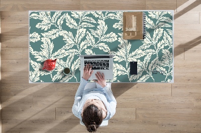 Tapis de bureau Image des feuilles