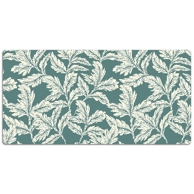 Tapis de bureau Image des feuilles