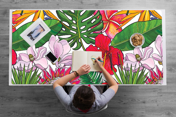 Tapis de bureau Fleurs colorées
