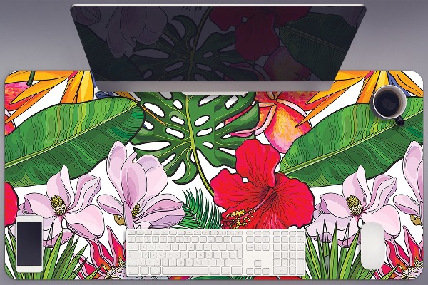 Tapis de bureau Fleurs colorées
