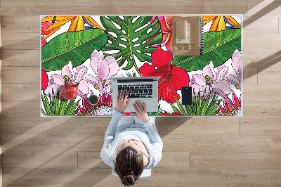 Tapis de bureau Fleurs colorées